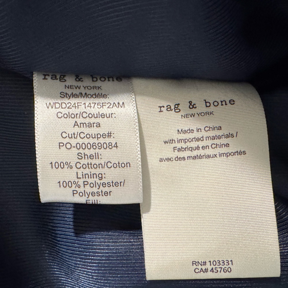rag & bone Cropped Denim Jacket - Picture 4 of 5